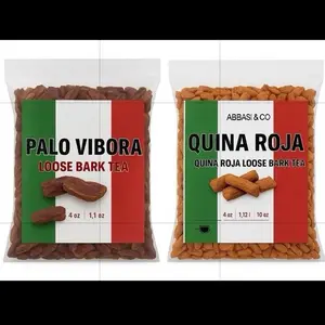 Premium Mexican Wellness Tea 2 Bag Bundle - Palo De Vibora 5 oz (114g) & Quina Roja 5 oz (114g) | Red Cinchona Bark & Arbol de la Víbora Herbal Infusion | Gluten-Free, Non-GMO, Wildcrafted (BOTH)