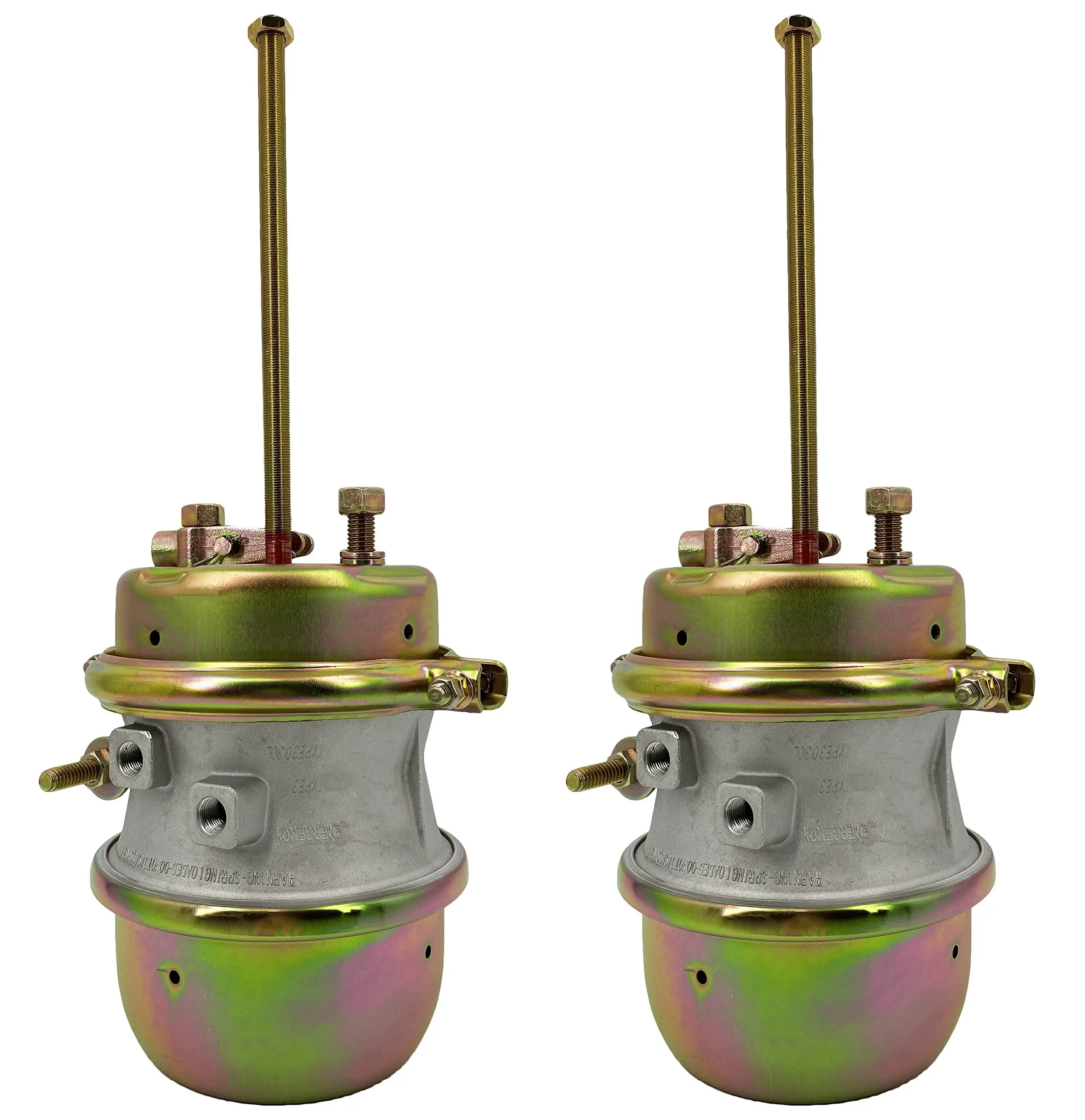 Torque 2 Pack of 30/30 Square Bosses Air Brake Chamber 3" Long Stroke 3030 for semi Truck Trailer (Replaces Bendix NT3030ELS80 NT3030ELS99 Haldex GC3030L LC3030L GC3030LR) (2 x TR3030CLS)