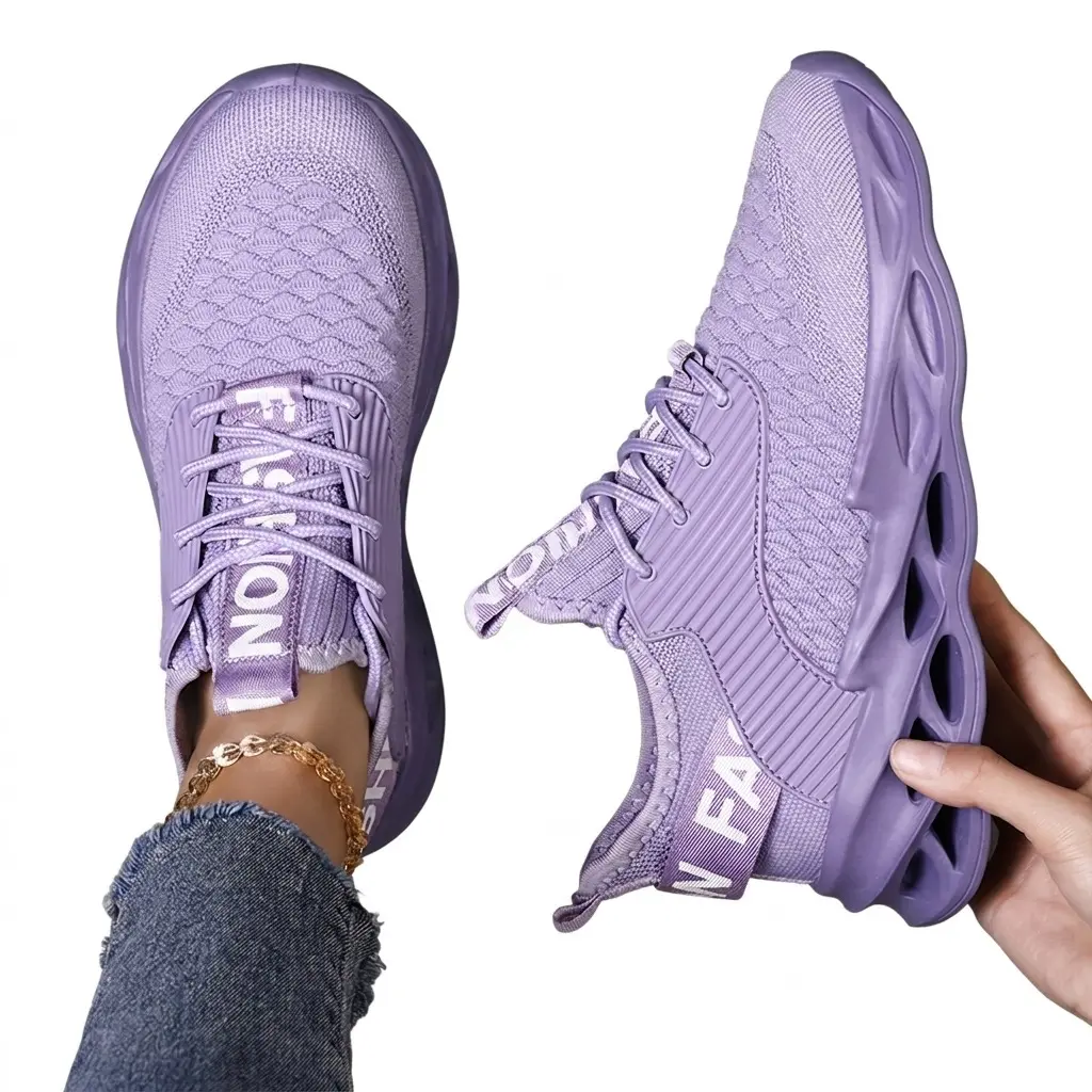 Women's Running Shoes - Comfortable, Fashionable, Non-Slip Blade Sneakers | Shoes for Women, Buckled-Free, Closed-Toe, Double-Cushioned Casual Trainers for Walking, Sport | Bootkicks Basics, Women's Shoes