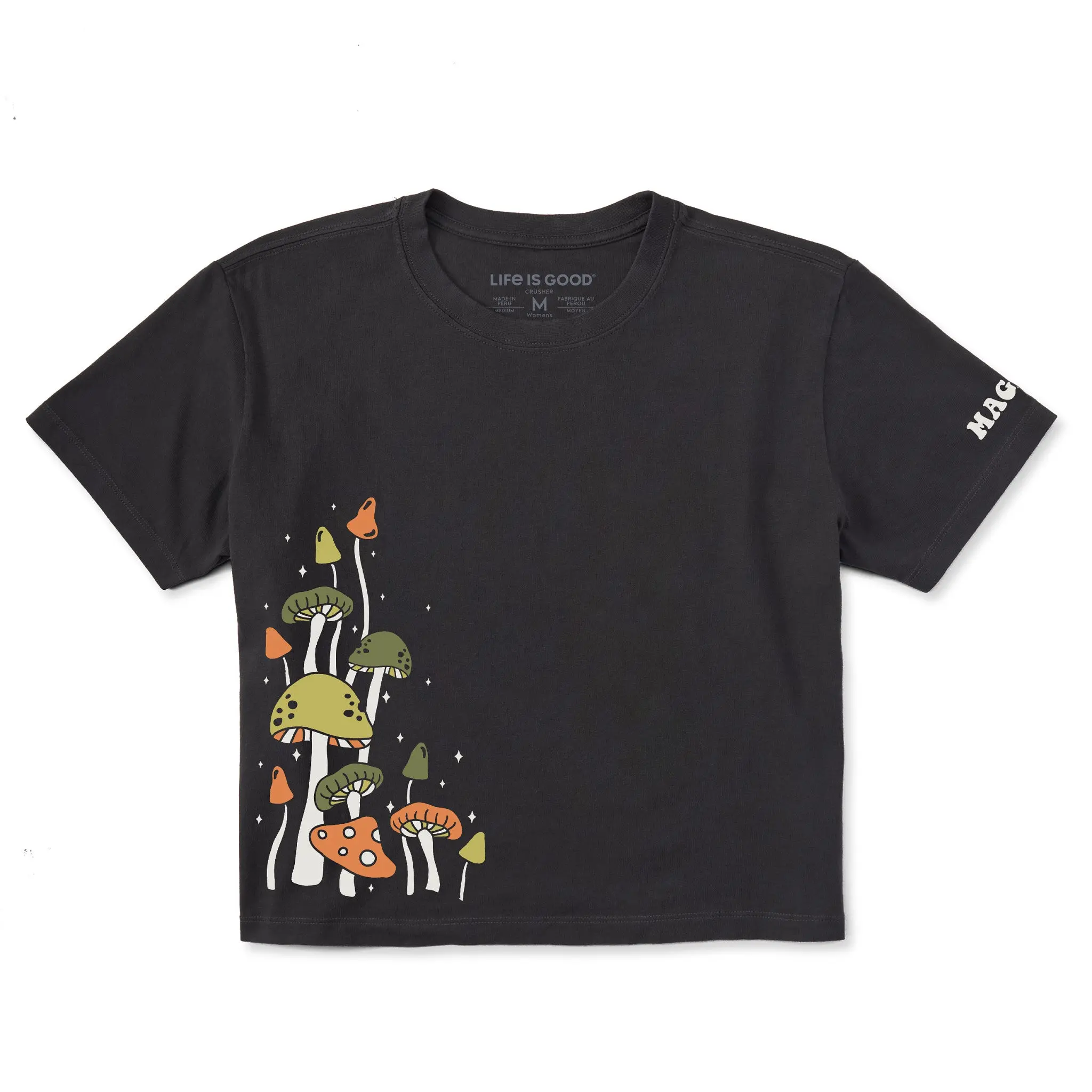 Women's Magical Mushrooms Short Sleeve Crusher Boxy Tee