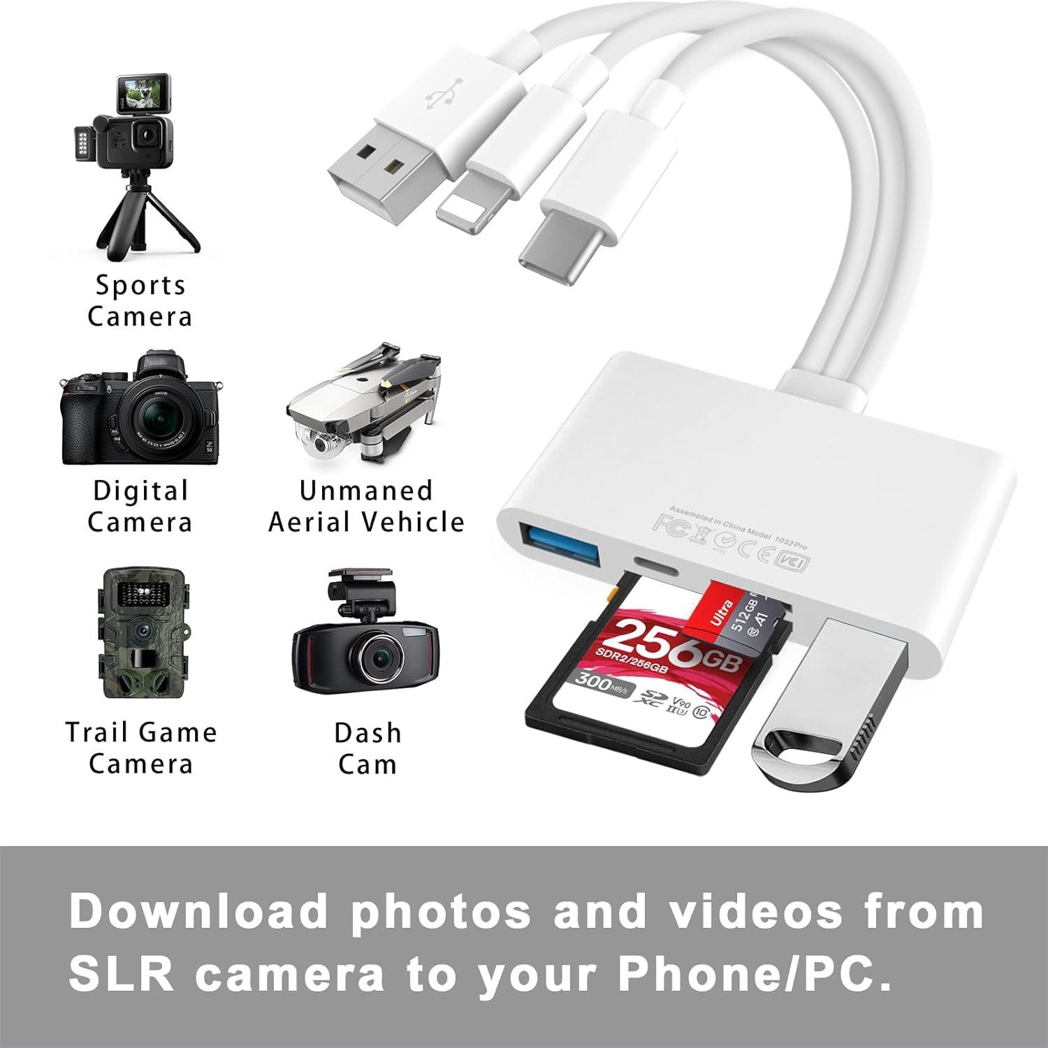 5-in-1 card reader plug and play no driver needed