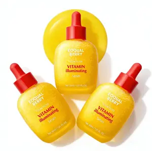 EQQUALBERRY 3PCS Vitamin Illuminating Serum – Brightening Vitamin C Serum with Niacinamide | Strengthens skin barrier | Hydrates using Ceramide and Hyaluronic Acid, 1.01oz / 30ml