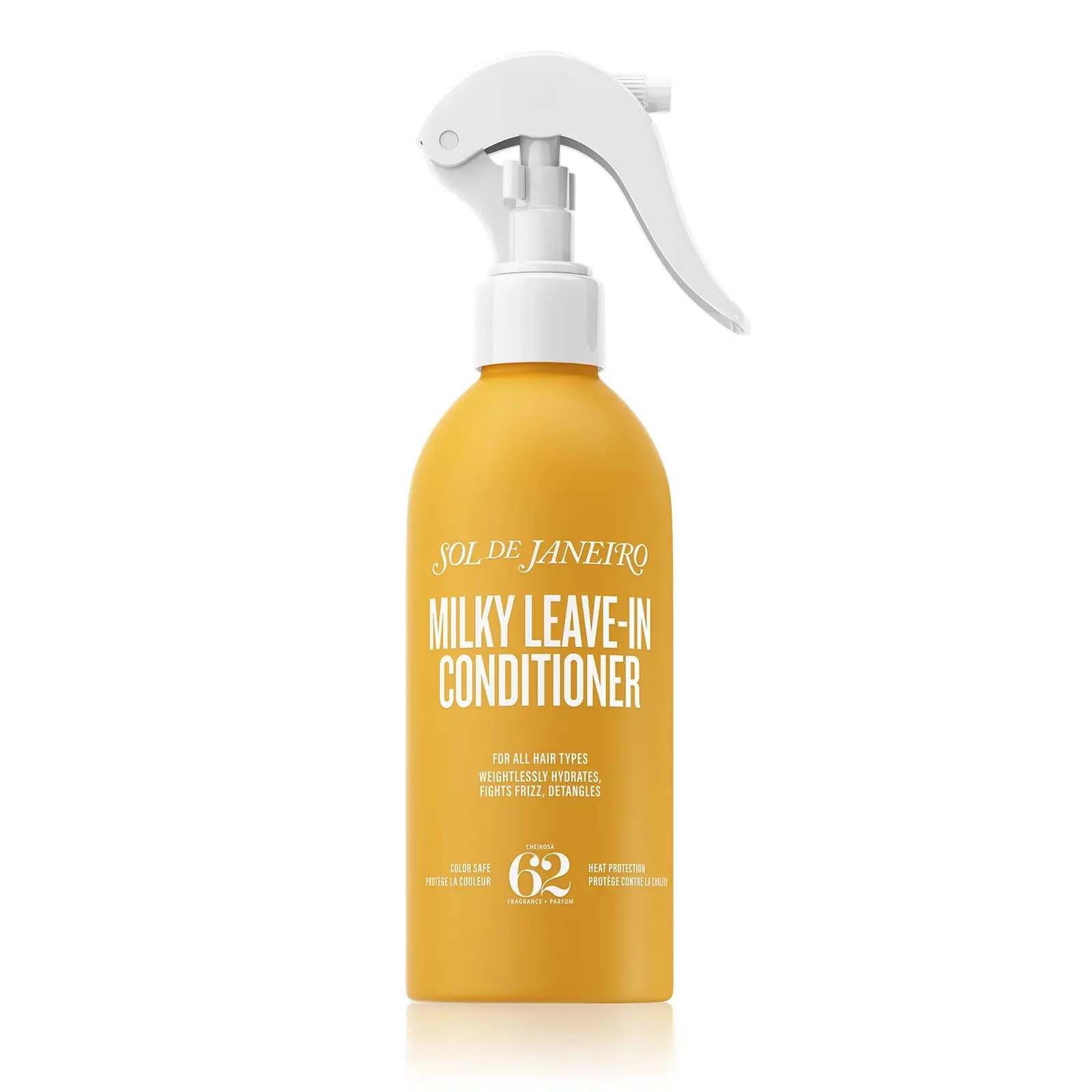 Sol de Janeiro Brazilian Joia Leave-In Conditioner - Lightweight Hydrating Liquid for Detangling, Frizz Control, Repair, Shiny Silky Straight Results - Hair Heat Protectant, Scented Haircare Product