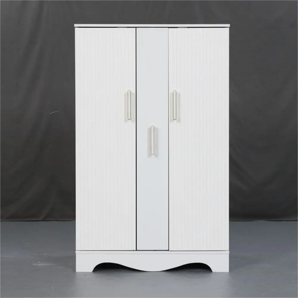 Kitchen Pantry, Farmhouse Storage Cabinet with Barn Doors, Organizer, Pantry Cabinet with Lock Door and Adjustable Shelves, Rustic Wood Cupboard for Kitchen, Dining Room, Bathroom Two styles and two colors