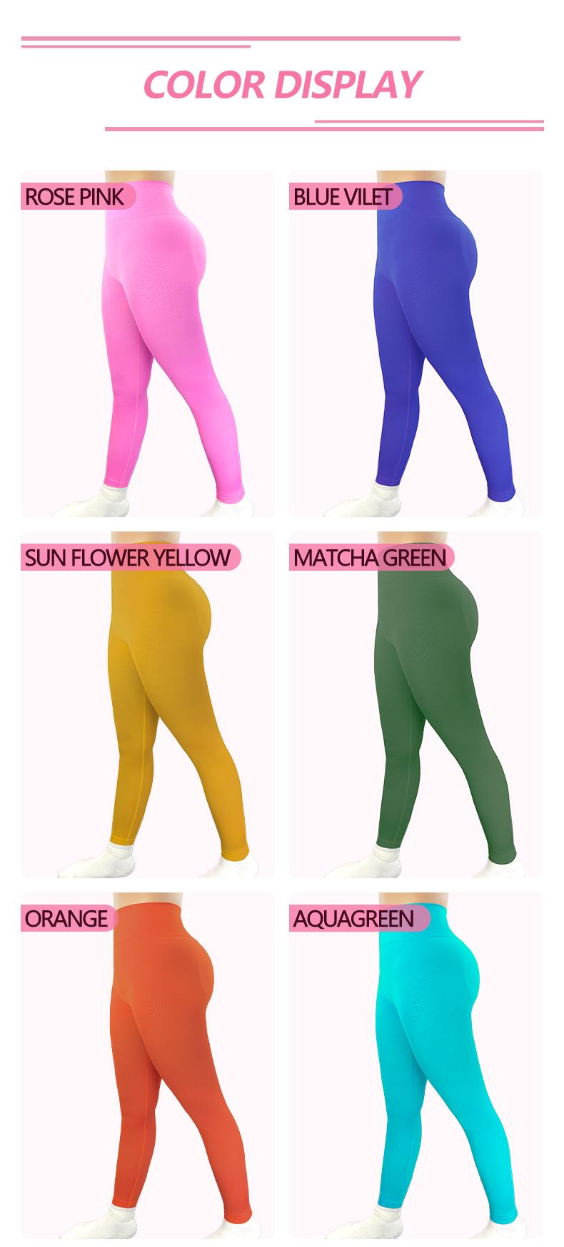 SUOVADUN CK8003 Women's High-Waist Seamless Yoga Leggings Quick Dry Stretchy Activewear Pants for Fitness Workout Casual Attire Soft Breathable Moisture Wicking Hip Lift Athleisure Y-Shaped Tummy-Control Slim Legs