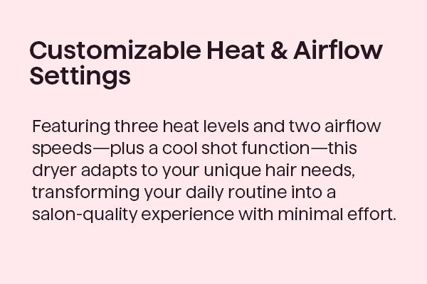 Wavytalk Blown Away Ionic Hair Dryer | 1875W Quick-Dry, Ceramic Coating Heat Damage Protection, Diffuser & Styling Comb Accessories, Lightweight & Quiet, Adaptable to All Hairstyles