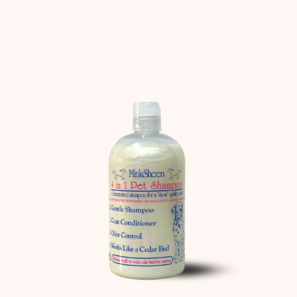 MinkSheen 4 in 1 Dog Shampoo