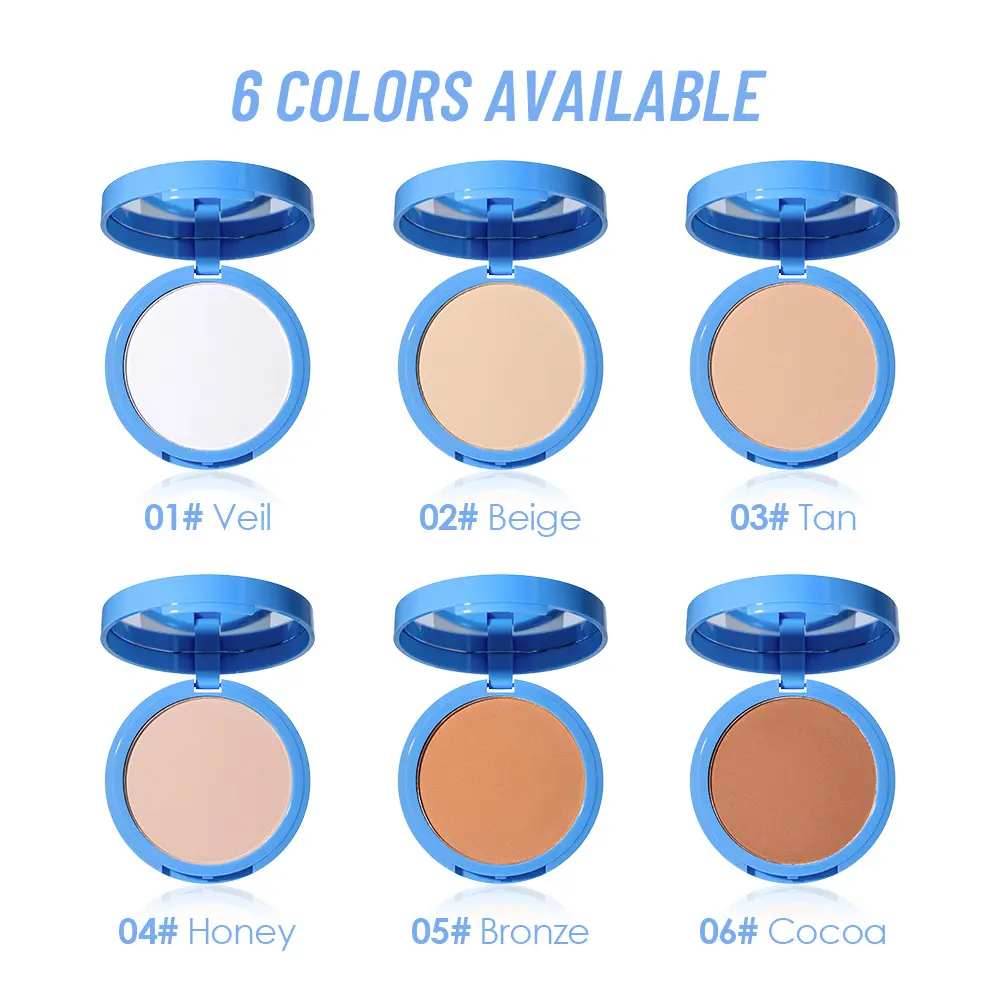 Translucent Matte Oil Control Pressed Setting Powder - Waterproof, Sweat-Resistant for Humid Summer Days, Lightweight, Long-Lasting Smooth Skin, Flawless for Daily Makeup & Travel Use