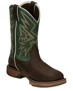 Tony Lama Men's Bartlett Amber Western Work Boot Steel Toe - Rr3360