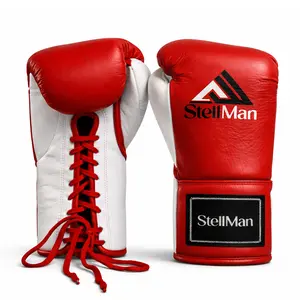 StellMan Dominator Pro Lace-Up Competition Boxing Gloves