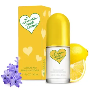 Dana Love’s Fresh Lemon Cologne Mist for Women – Refreshing Citrus Body Mist (1.5 oz)