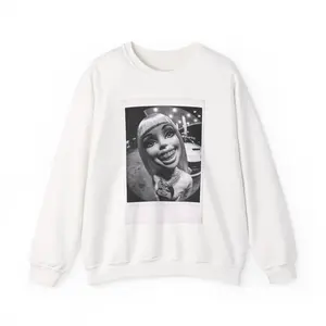 Polaroid Barbie b/w crewneck sweatshirt