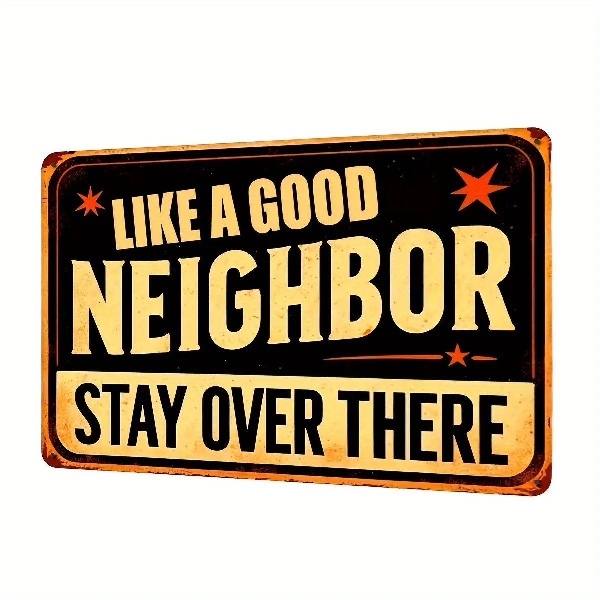 12x8 in 50's Style Retro Industrial Metal Tinplate Sign - Home Supplies Decorating Signage, Funny Full-Frame Wall Plaque, Multipurpose Hanging Gift for Home, Bar