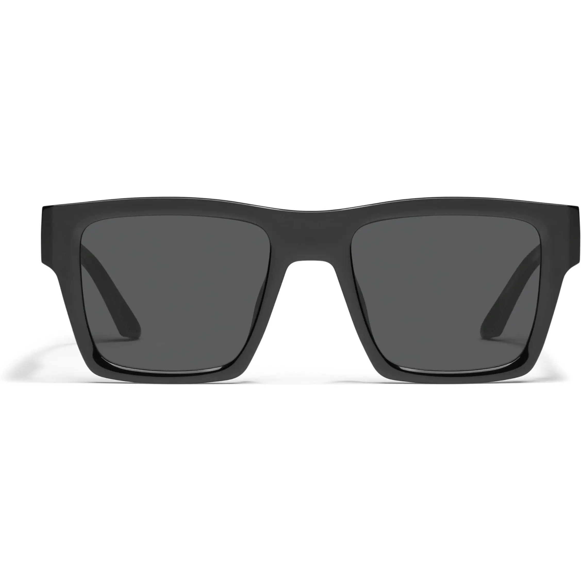 Quay Australia Black and White Oversized Square Sunglasses Quay Australia Womens Sunglasses With Brow Bar Quay High  main image 3