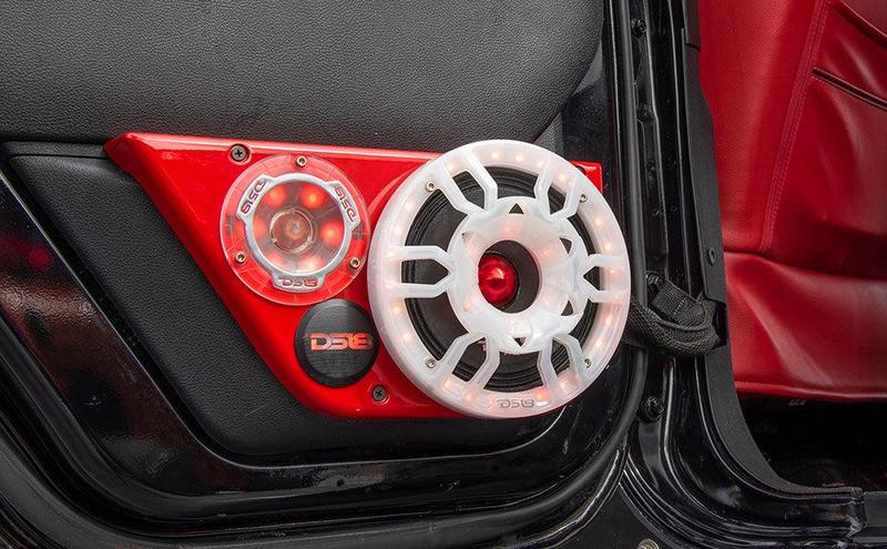 3.8" Super Bullet Tweeter 120 Watts 1" Aluminum 4-Ohm Vc with RGB LED Lights