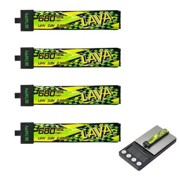 BETAFPV LAVA II 1S with BT2.0 Connector for Air65 680mAh FPV Drone Power Pack