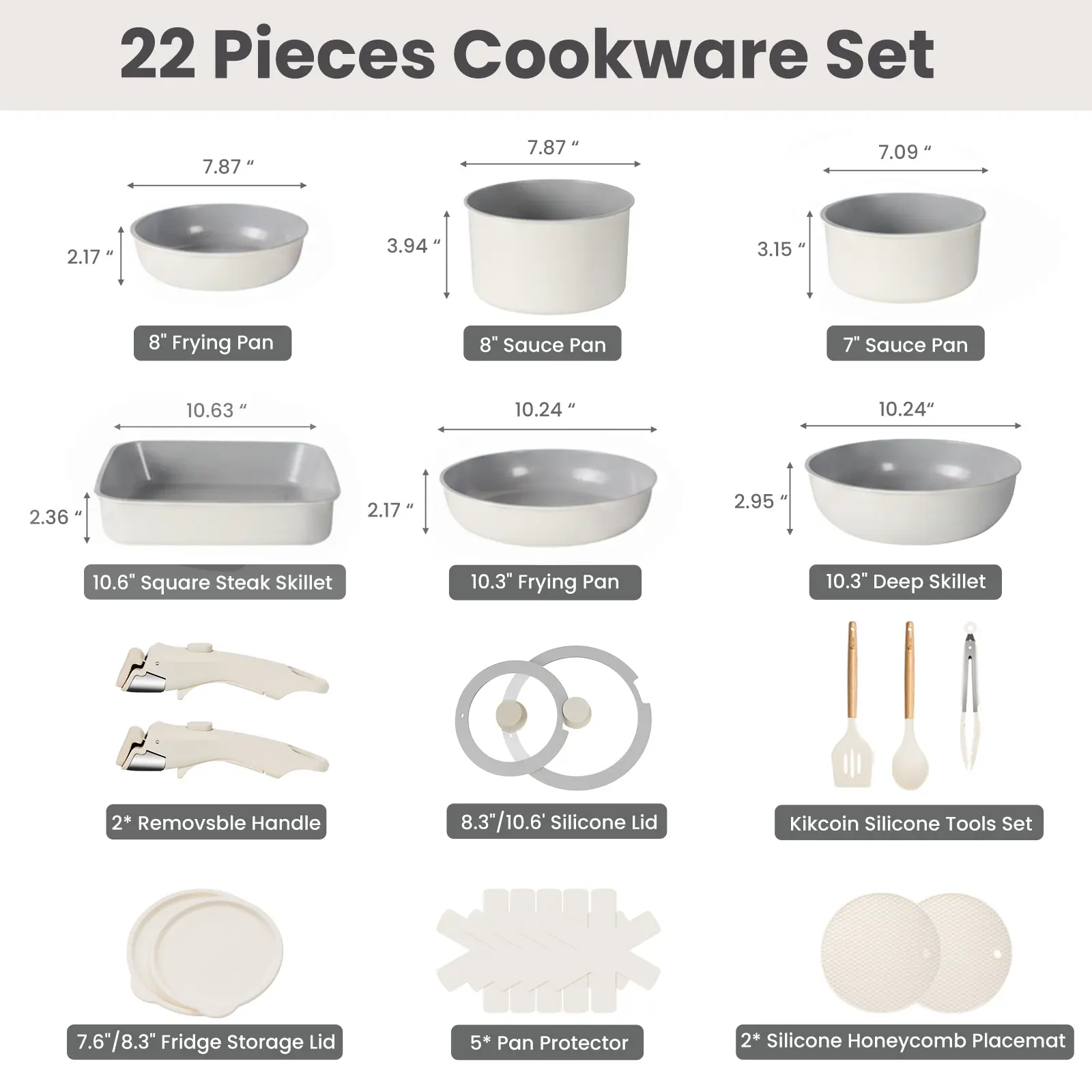 Off-White(Dishwasher safe)