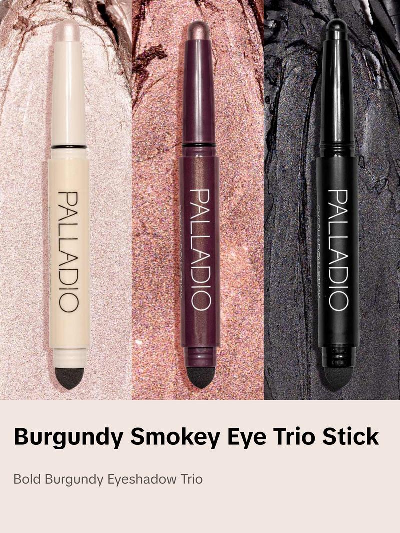 Burgundy Smokey Eyeshadow Stick Trio Burgundy Smokey Eyeshadow Stick Trio