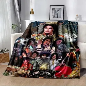 Michael J-Jackson Blanket Super Soft high quality Blanket for Travel Bedding Couch Hiking Bed comfortable Blanket Birthday Gift It is an Excellent gift for children, Family and Friends