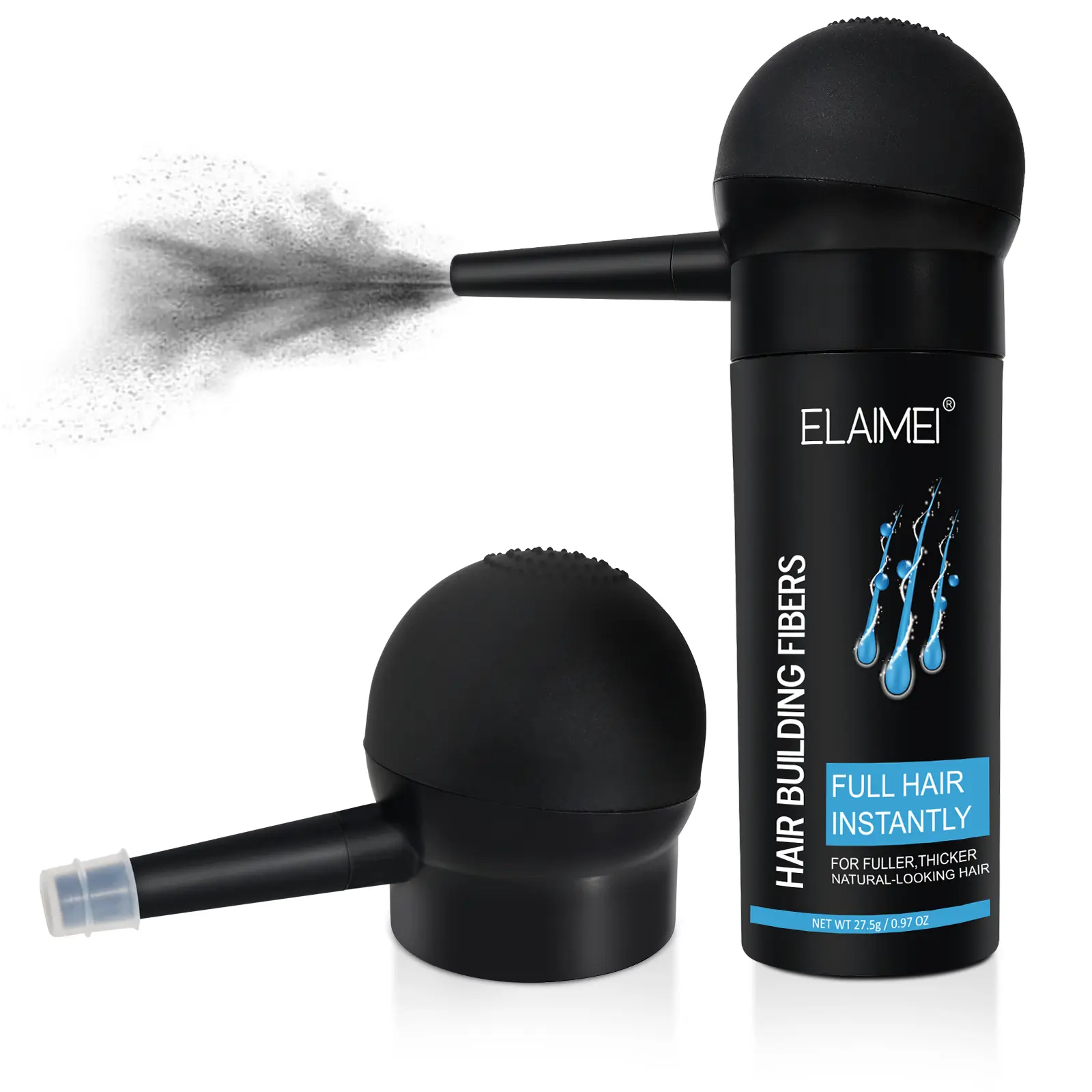 ELAIMEI Hair Building Fibers - Keratin Texture Powder for Thinning Hair, Temporary Styler for Men and Women, Unscented & Hypoallergenic, 50g,sunscreen tiktokshopbacktoschool