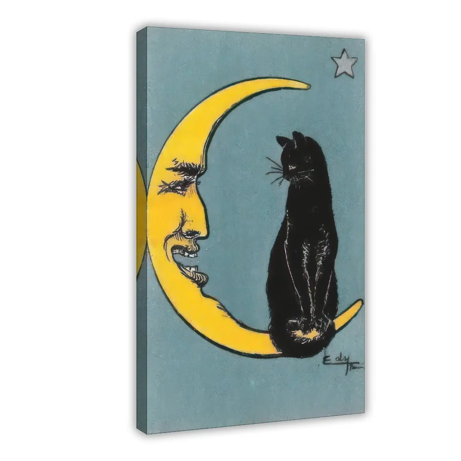 One Crazy Cat Slave Poster, Creative Poster, Wall Art, Wall Decoration, Canvas Art, Halloween Vintage Poster, Vintage Art Wall Painting, Living Room Poster Bedroom Decorative Painting
