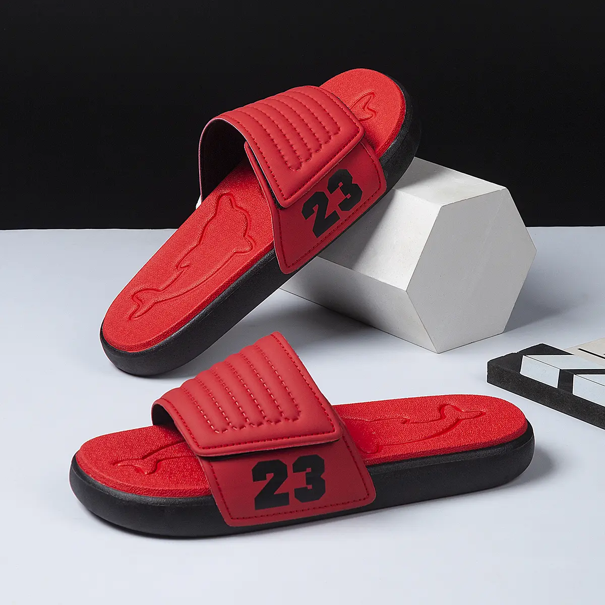 Men's Fashionable Adjustable Upper Sports Sandals - Comfortable Thick Sole Footwear for Summer