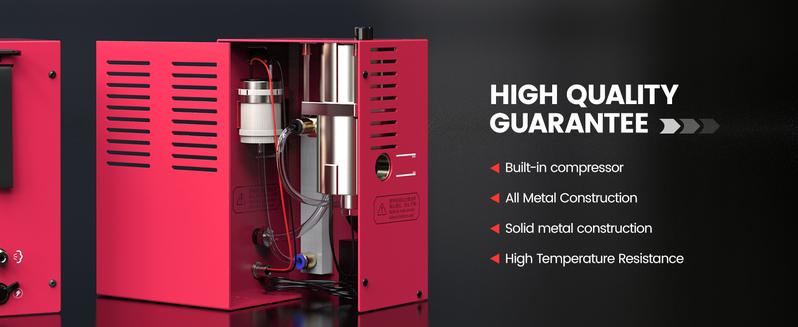 ANCEL S3000 Automotive Smoke Machine with Built-in Air Compressor Professional Leak Detector for EVAP Vacuum Fuel & More Car Vehicle Leak Testing