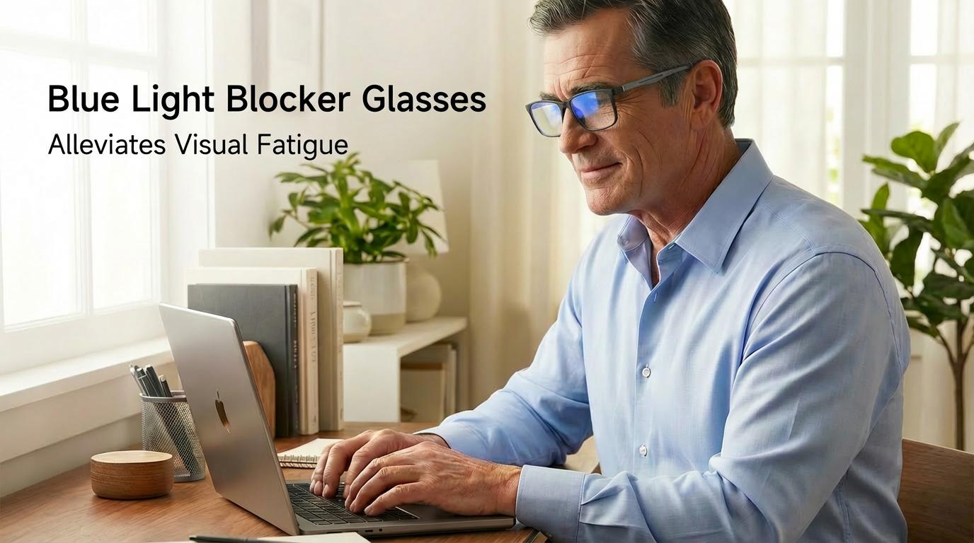 ZENOTTIC Unisex Reading Glasses Modern Square Design TR Material Anti-Reflection Flexible Hinges for Work Screen Time & Reading High Quality Adjustable Eyewear Resin