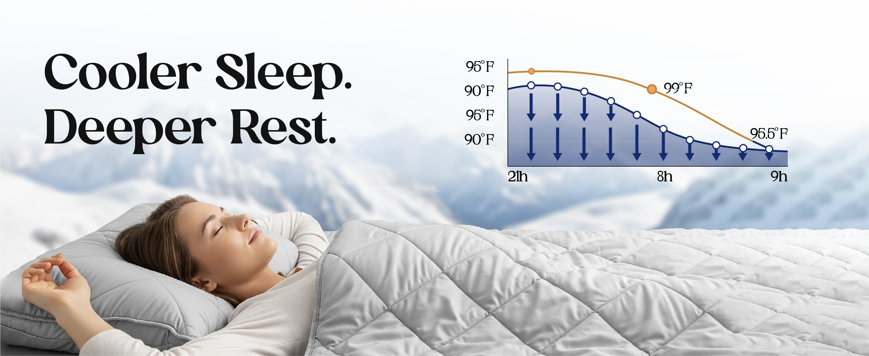 SLEEPHORIA Cooling Comforter King Size for Hot Sleepers & Night Sweats Luxury Lightweight Breathable Bedding All-Season Cool Blanket for Bed Reversible Cold & Soft Touch SLEEPHORIA Cooling Comforter King Size for Hot Sleepers & Night Sweats Luxury Lightweight Breathable Bedding All-Season Cool Blanket for Bed Reversible Cold & Soft Touch