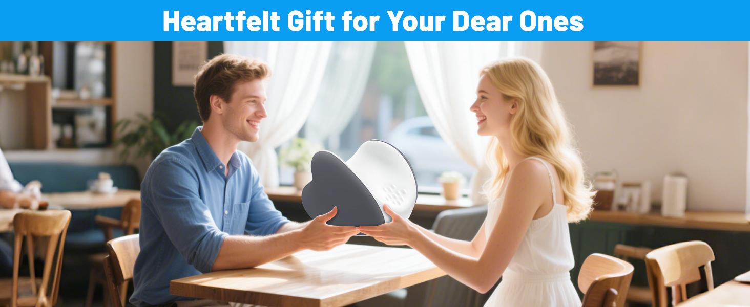 Knee Pillow for Side Sleepers, Leg Pillow with Cooling Cover, Memory Foam Leg Pillow for Side Sleeping, Heart-Shape Cushion for Hip, Back & Sciatica Pain Relief, Grey，Mother's Day Gift