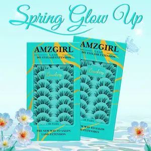 AMZGIRL Lash Clusters 10 Pairs Eyelash Clusters (2 Boxes)