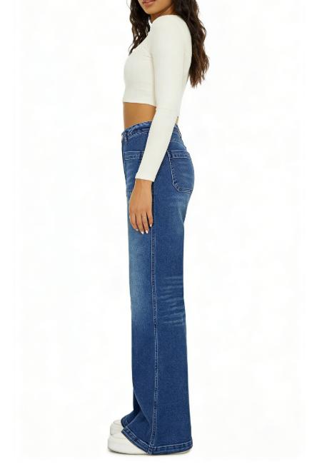 Women Wide Leg Jeans High Waist Baggy Jeans Loose Boyfriend Jeans Denim Pants Y2K