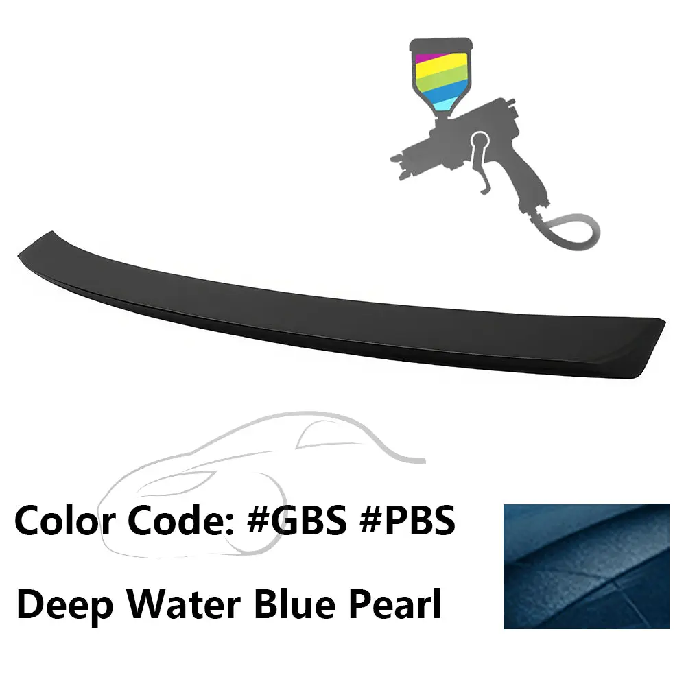 Trunk Spoiler for Chrysler 300 2011-2023 OE #GBS Deep Water Blue Pearl ABS