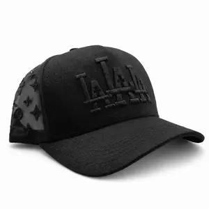 LALALA Black Rude Awakenings Hat - Trucker hat style