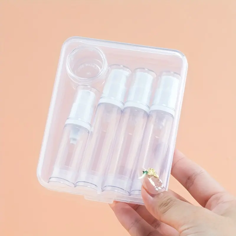 Travel bottling set vacuum bottle spray empty water emulsion liquid foundation bottle portable makeup remover