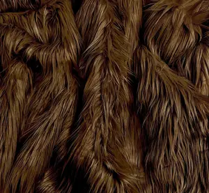 Chocolate Faux Fur Fabric – Premium Rich Brown Fake Fur for Every Creative Project