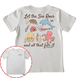 Sea Creatures Youth and Adult Short-Sleeve T-shirt, Fishing shirt, toddler clothes, country boy clothing, Trending tee, Youth Clothing, Gift For Son And Daughter, family shirt, summer outfit, birthday gift, Vintage graphic tee