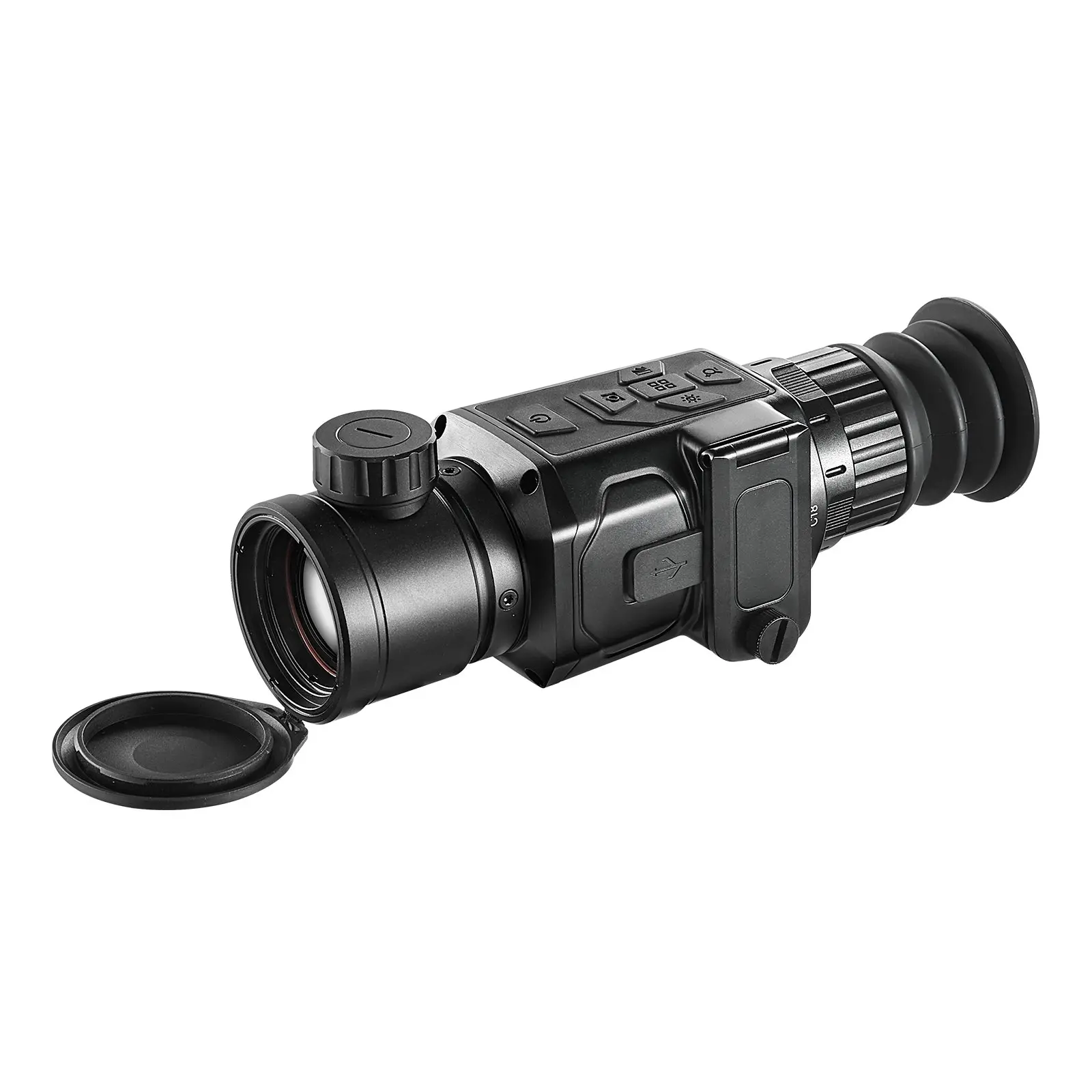 VEVOR Unisex Handheld Thermal Imager Monocular, Outdoor Hunting Thermal Vision Telescope with 1x-2x-4x-8x Digital Zoom, 0.39 OLED Display, Waterproof & Automatic Design