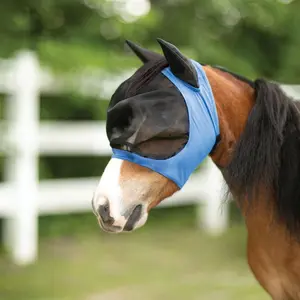 Schneiders UltraFlex Comfort Plus Bug Eye Zipper Mini Fly Mask with Forelock Saver