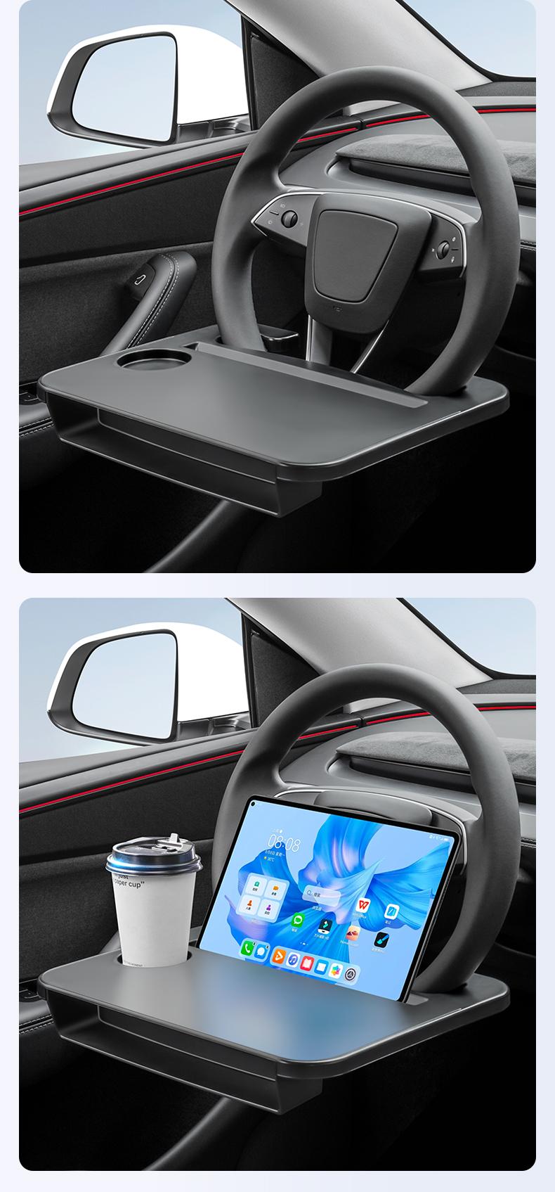 MSTARKE 2-in-1 Steering Wheel Desk-Steering Wheel Tray Table with Seat Gap Filler Organizer Car Food Tray for Driver Car Desk for Laptop & Eating Tesla Model 3 Model Y Accessories Fits Most Vehicles Steering Wheels MSTARKE 2-in-1 Steering Wheel Desk-Steering Wheel Tray Table with Seat Gap Filler Organizer Car Food Tray for Driver Car Desk for Laptop & Eating Tesla Model 3 Model Y Accessories Fits Most Vehicles Steering Wheels