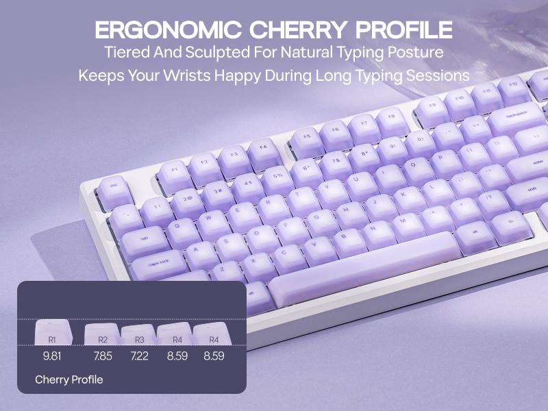 EPOMAKER AegisSil Keycap Set Sil Material Cherry Profile 113 Keys  Custom Keyboard Keycaps Set for Cherry MX, Kailh, Outemu, Gateron Mechanical Gaming Keyboard TikTokShopSpringGlowUp
