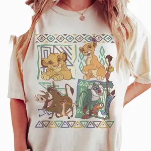 Retro 90s Lion KingK#Simba AEpc#Timon Shirt, Vintage Lion King Shirt, #HakunaMatata Shirt, Girl Trip 2026 Shirt, Family Matching YWC 4