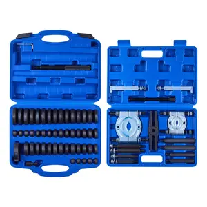 Bearing Press Kit 52+14 Pcs, 2-In-1 Bushing Driver And Bearing Press Kit, Race And Seal Driver Set With 49 Bushings, Separators And Jaws, Heavy-Duty Removal And Installation Tool Set In Case