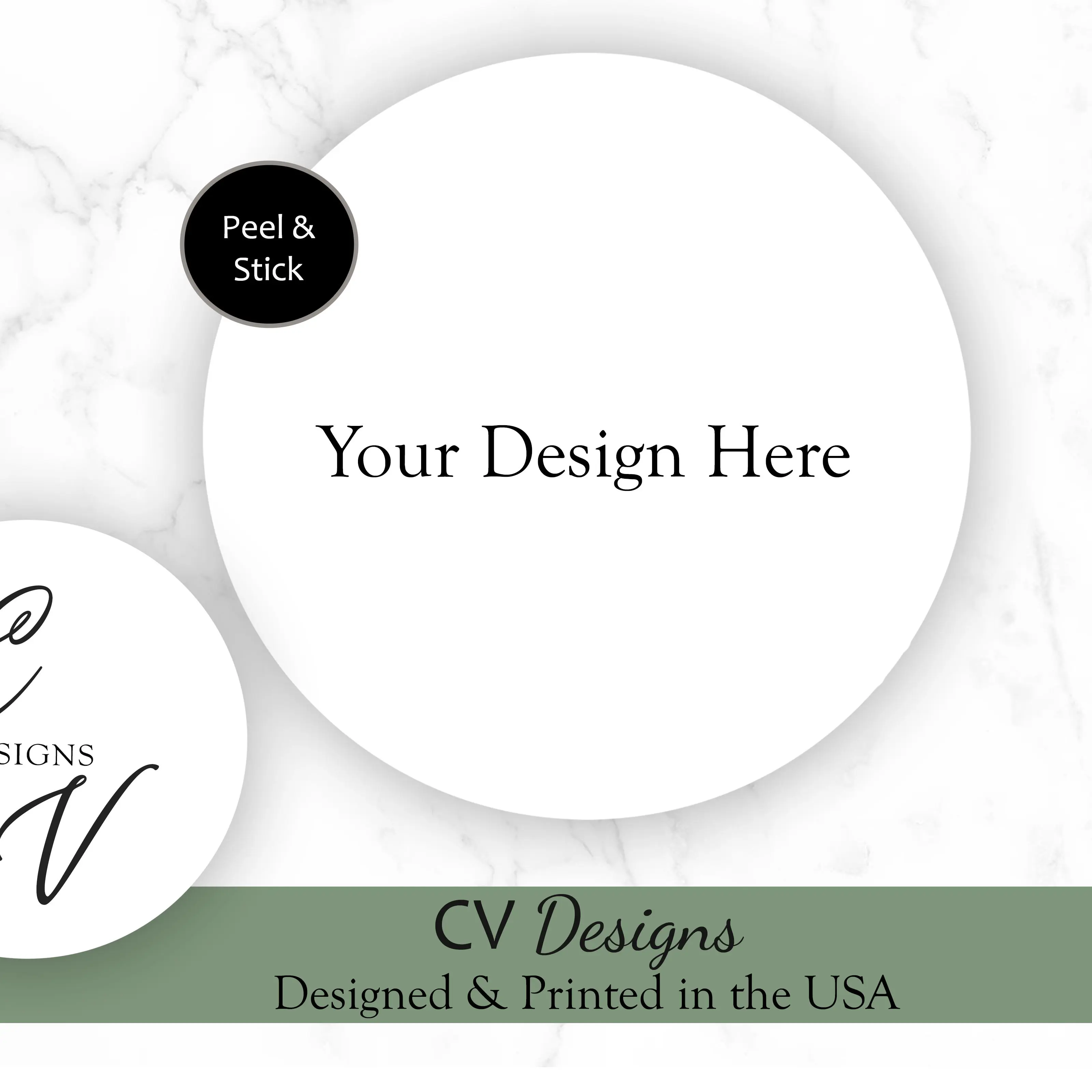Custom Stickers  1.5 inches, 2 Inches, or 3 inches Any Occasion