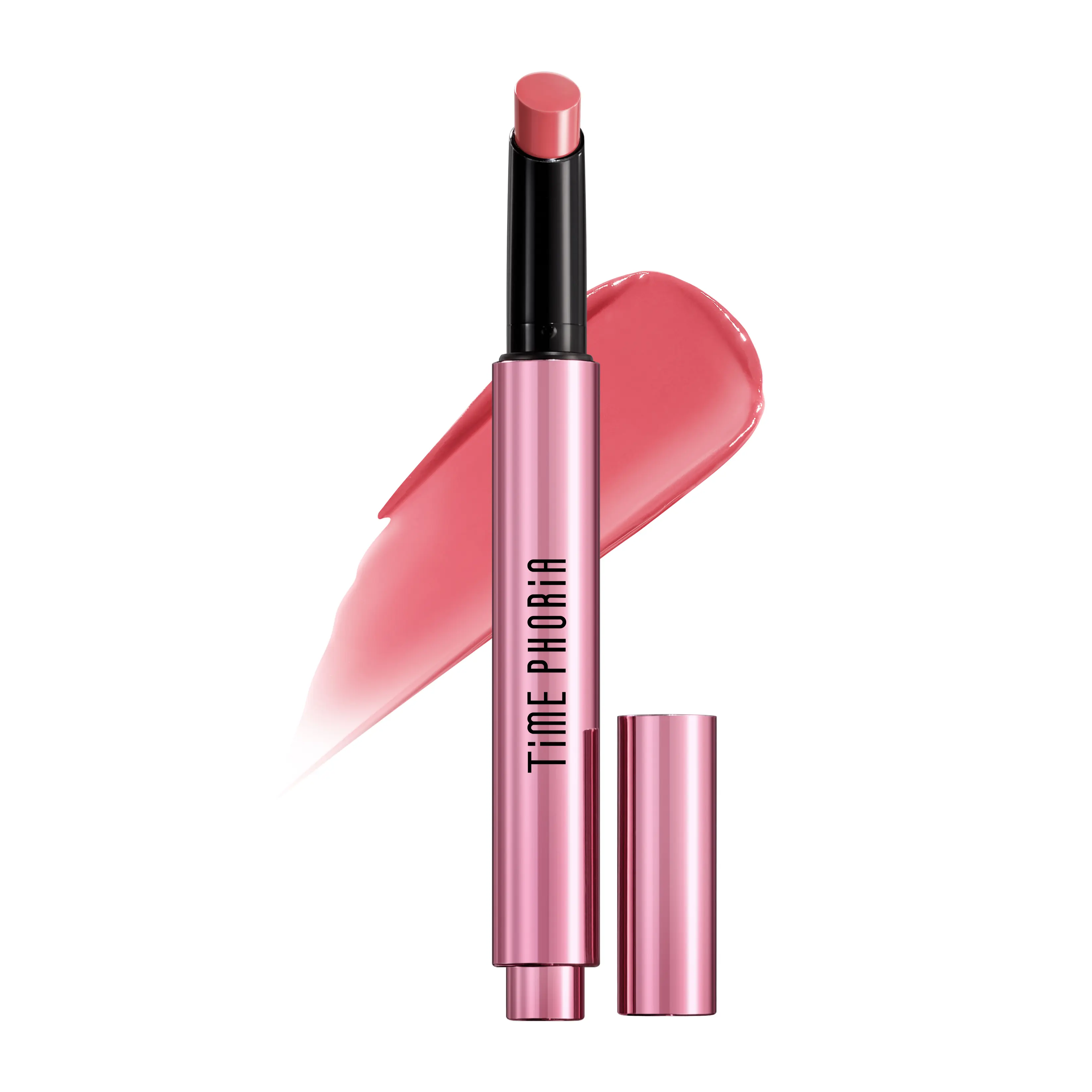 [TIMEPHORIA New Launch] Milkyway Melting Lipstick Balm | Warm Pinkish Coral, 5D Mirror Shine Glossy Finish, Lightweight Non-Greasy Texture, Nourish & Plump Lip, Hydration with Shea Butter &Hyaluronic Acid