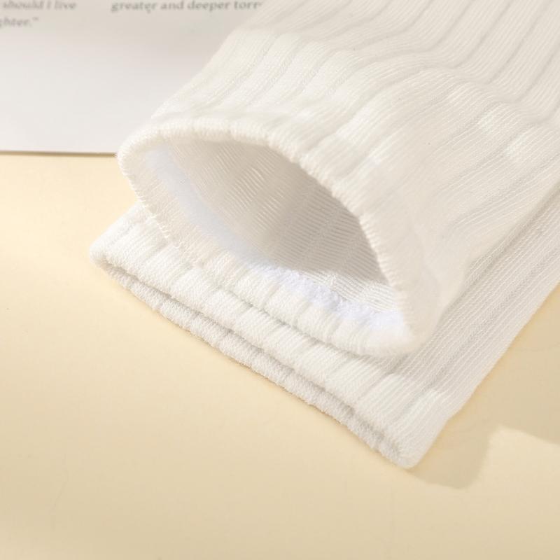 5 Pair Women's Medium Tube Socks Sports Socks Anti Odor Soft Crew Socks Comfortable Casual Socks Womenswear