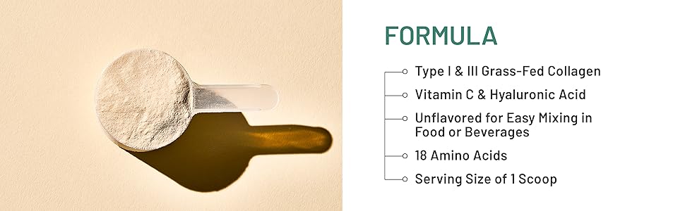 NatureWise Collagen Peptides Powder with Hyaluronic Acid and Vitamin C - Unflavored Collagen Peptides for Women & Men - Type I & III for Hair, Skin & Nails - Sugar, Gluten & Dairy Free - Non-GMO - USA Manufactured