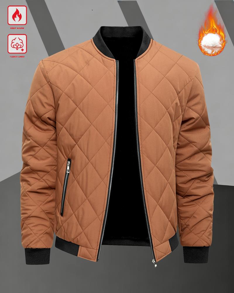 Men's Winter Casual Stand Collar Windproof Versatile Sports Jacket, suitable for various occasions such as daily wear and social gatherings.Comfortable fabric is a must-have versatile piece in any man's wardrobe.