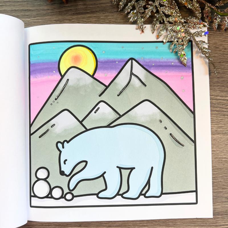 3 Coloring Books + 8 Ohuhu Markers - Build Your Own Coloring Book Bundle by Wook Books