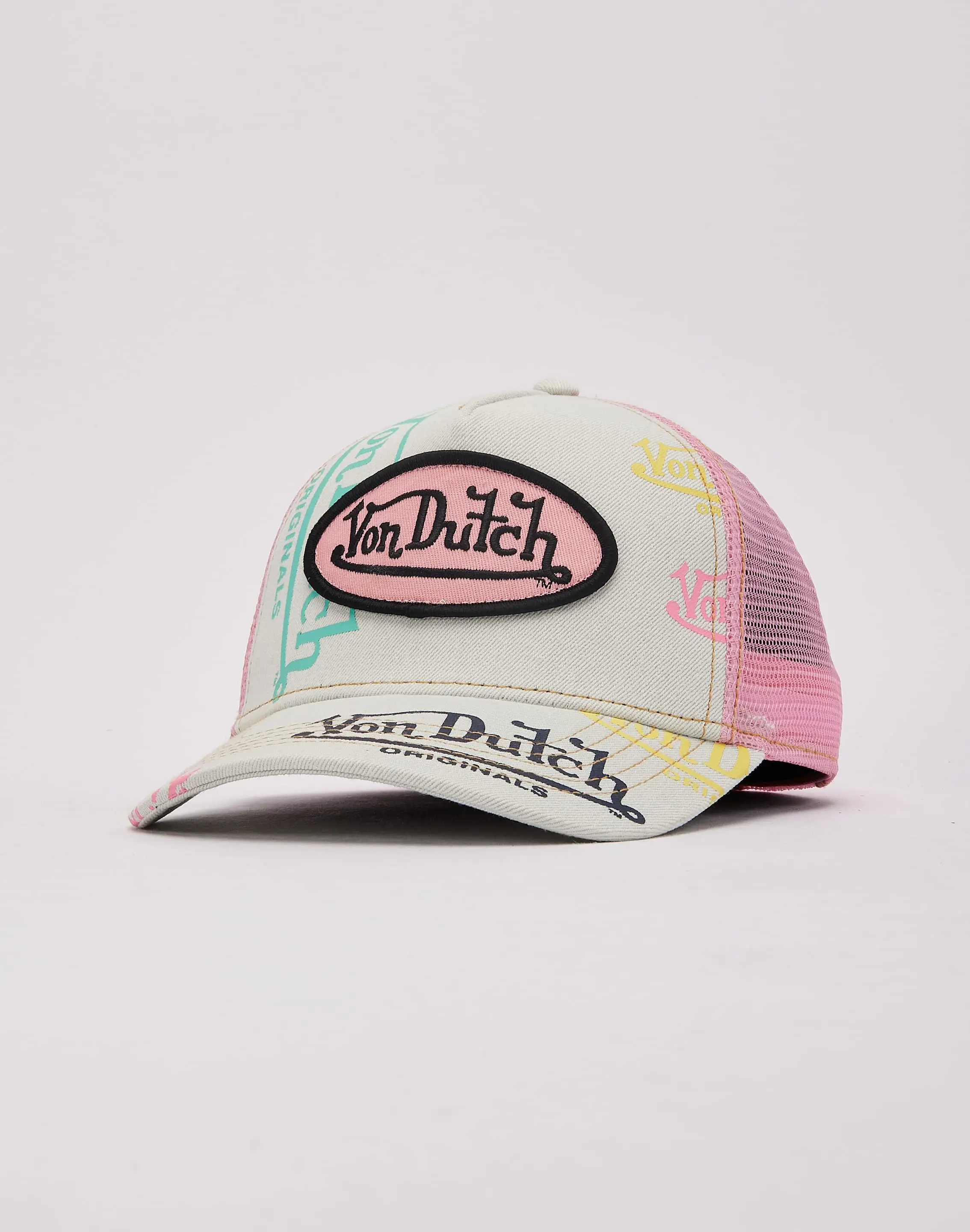 Womens Von Dutch Tagged Trucker Hat